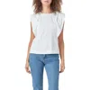 Endless Rose Sleeveless Top In White