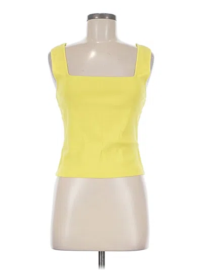 Pre-owned Endless Rose Sleeveless Top Yellow Square Neckline Tops