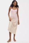 Endless Rose Sleeveless V-neck Ombre Slip Midi Dress In Multicolor