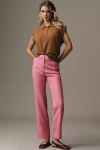 Endless Rose Slim Trousers Pants In Pink