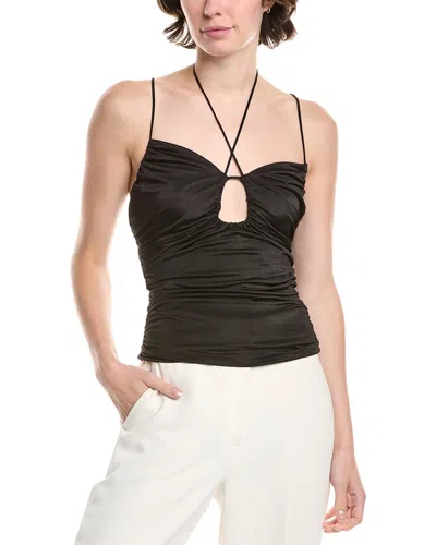 Endless Rose Slinky Cutout Top In Black