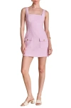 Endless Rose Square Neck Tweed Minidress