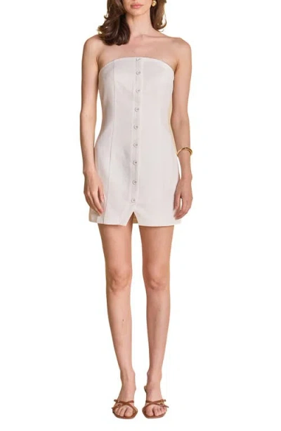 Endless Rose Strapless Linen Blend Minidress