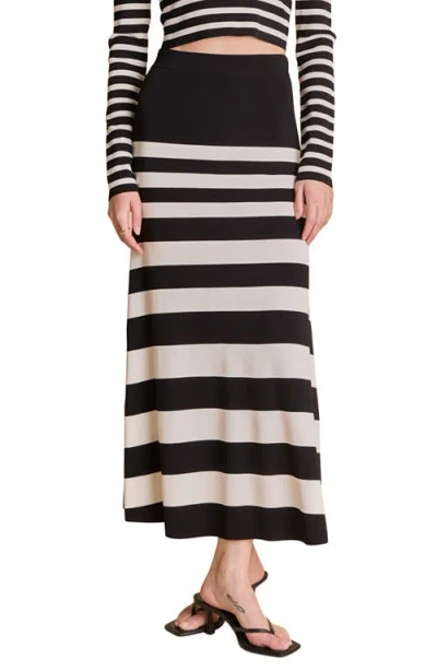 Endless Rose Stripe Midi Sweater Skirt
