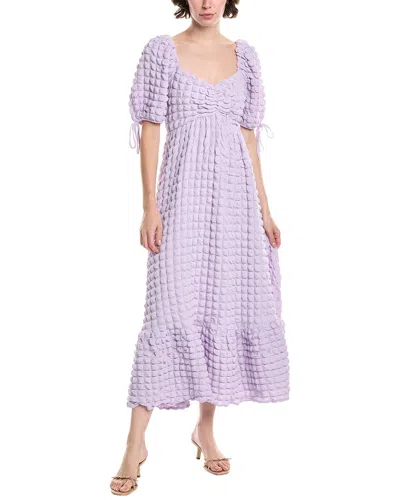 Endless Rose Textured Maxi Dress In Purple