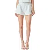 Endless Rose Textured Wide Leg Shorts In White