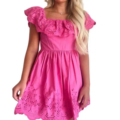 ENDLESS ROSE ENDLESS ROSE TIME FOR BRUNCH MINI DRESS IN PINK