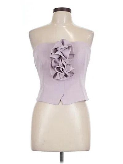 Pre-owned Endless Rose Tube Top Purple Strapless Neckline Tops