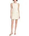 Endless Rose Hilary Tweed Mini Dress In Ivory In Neutral