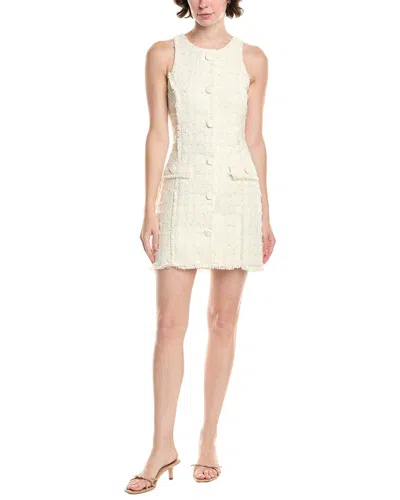 Endless Rose Tweed Mini Dress In Neutral