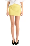 Endless Rose Tweed Combination Mini Skirt Butter In Butter