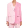 Endless Rose Two-tone Blazer In Pink Multi