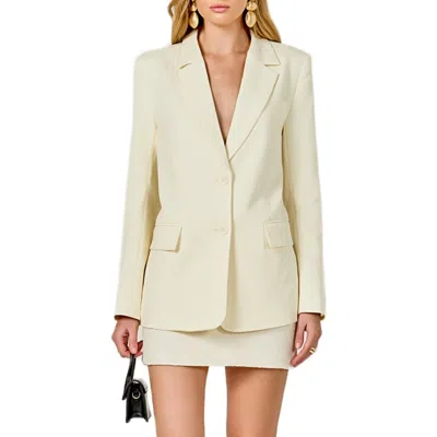 Endless Rose Two-button Blazer In Neutral
