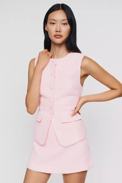 Endless Rose Vest Skort Romper In Pink