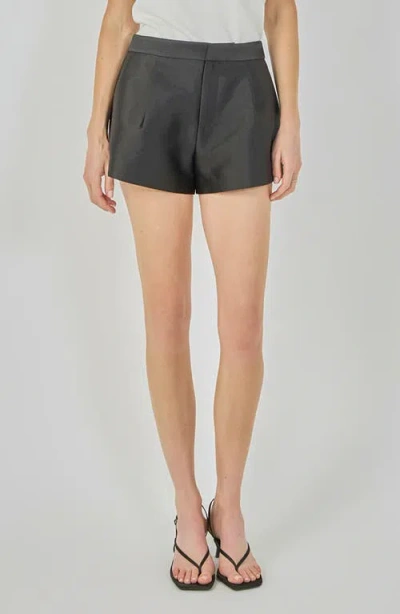 Endless Rose Wide Leg Shorts In Black