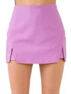 Endless Rose Women's Cut Out Mini Skort In Lilac