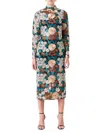 ENDLESS ROSE WOMEN'S FLORAL EMBROIDERED MIDI DRESS