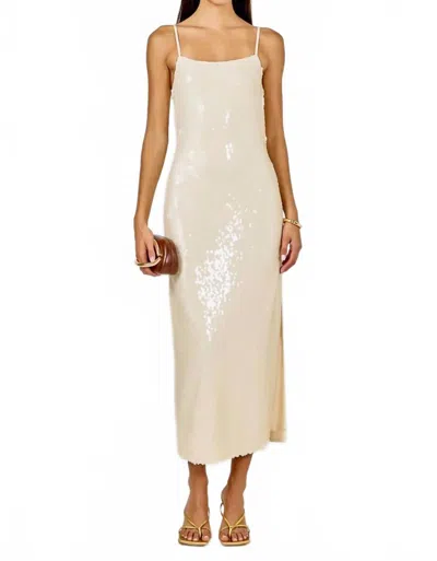 Endless Rose Women's Sequin Slip Dress In Ivory In Multi