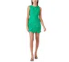 Endless Rose Floral Embroidered Sheath Dress In Kelly Gree