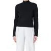 Endless Rose Zip Detail Sweater In Black