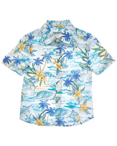 Endless Summer Kids' Button-down Shirt In Blue