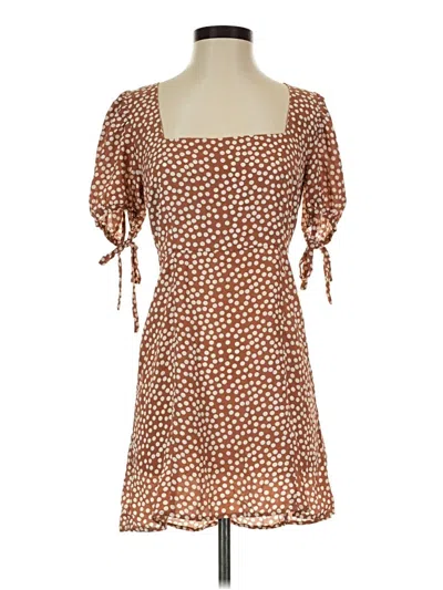 Pre-owned Endless Summer Casual Dress In Brown