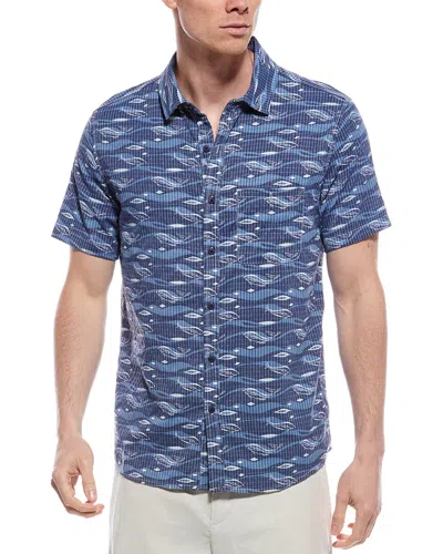 Endless Summer Perforated Button-down Shirt