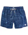 Endless Summer Printed Swim Short In Multi