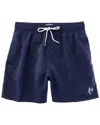 Endless Summer Solid Volley Swim Short In Blue
