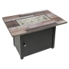 Endless Summer , The Caleb,  40" X 28” Rectangular Gas Fire Table In Black
