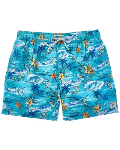 Endless Summer Volley Swim Short In Blue