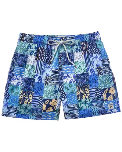 Endless Summer Volley Swim Short In Blue