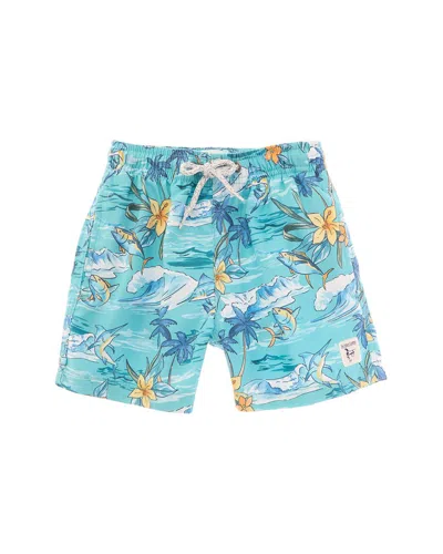 Endless Summer Kids' Volley Swim Short In Blue