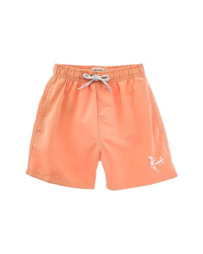 Endless Summer Kids' Volley Swim Short In Orange