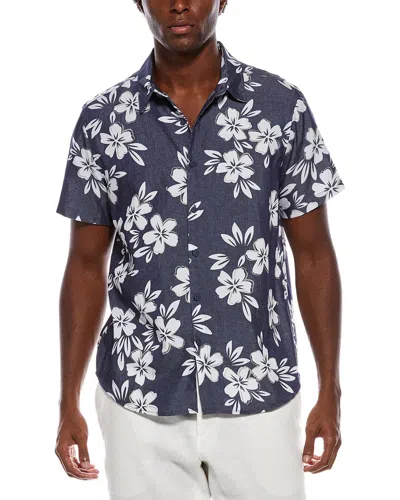Endless Summer Woven Shirt In Blue