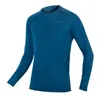 Endura Inc Men's Baabaa Blend Long Sleeves Baselayer Top In Blueberry In Blue