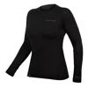 Endura Inc Women's Baabaa Blend Long Sleeve Baselayer Jersey Top In Black In Black