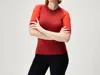 Endura Inc Women's Gv500 Short Sleeve Jersey Top In Cayenne In Red