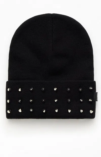 Enemy Nyc Spiked Beanie In Black