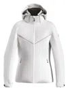 Energia Pura Hooded Panelled Jacket In White