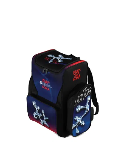 Energia Pura Liquid-print Double-zip Backpack In Black