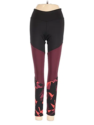 Pre-owned Energie Active Pants In Burgundy