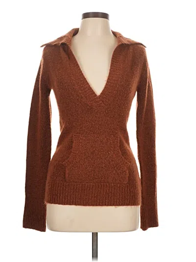Pre-owned Energie Pullover Sweater In Brown