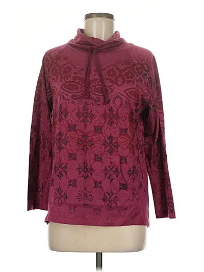 Pre-owned Energie Pullover Sweater In Burgundy