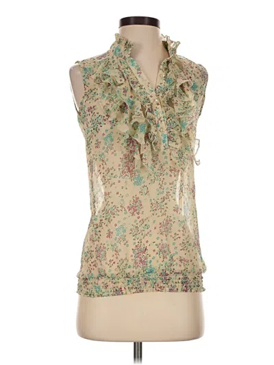 Pre-owned Energie Sleeveless Blouse In Green