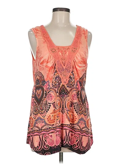 Pre-owned Energie Sleeveless Blouse In Orange