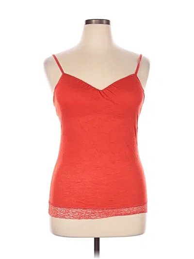 Pre-owned Energie Tank Top Red Sweetheart Neckline Tops