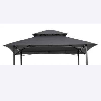 Enersans 8x5ft Grill Gazebo Replacement Canopy Only!!!! No Metal Structure!!! Double Tiered Bbq Tent Roof Top