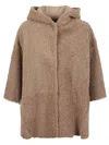 Enes Alice Suede Leather Jacket In Brown
