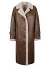 Enes Benedicte Sheepskin Long Jacket